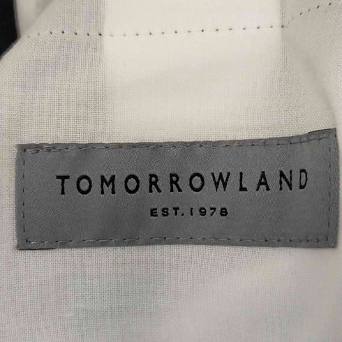 トゥモローランド TOMORROWLAND ウールレーヨンツイル 1プリーツイージーパンツ メンズ XS