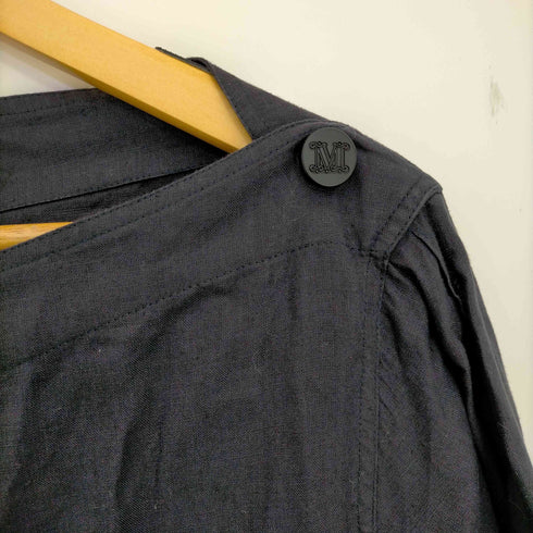 マックスマーラ MAX MARA ワイドネックリネンプルオーバー レディース FR:36