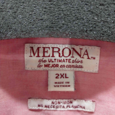 メローナ MERONA ポケットL/Sシャツ オーバーサイズ メンズ 2XL