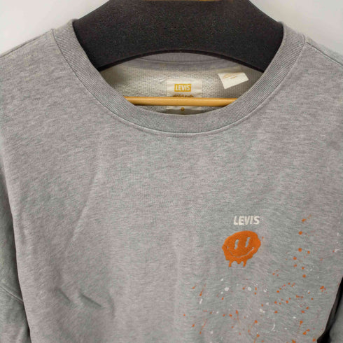 リーバイス Levis gold tab ペイント加工クルーネックスウェット メンズ JPN:M