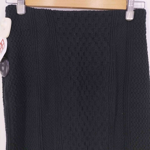ロンハーマンカルフォルニア Ron Herman California バックヘムスリット ケーブル編み ニットスカート レディース
