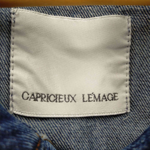 カプリシュレマージュ CAPRICIEUX LEMAGE バックリボンデザインデニムジャケット レディース FREE