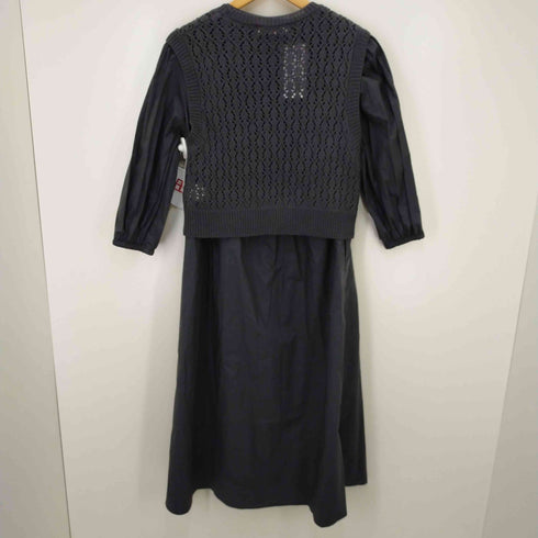 ビーミングバイビームス B:MING by BEAMS ニットベスト付き ワンピース レディース S
