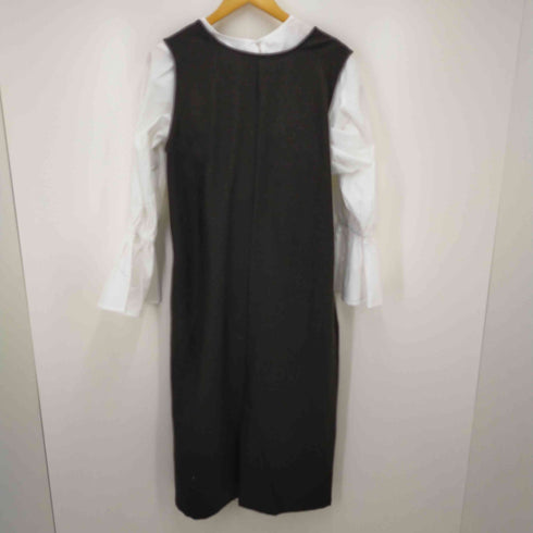 ビームスハート BEAMS HEART ジャンパースカート × ブラウス セット レディース F