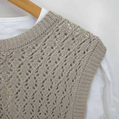 ビーミングバイビームス B:MING by BEAMS ニットベスト付き ワンピース レディース S