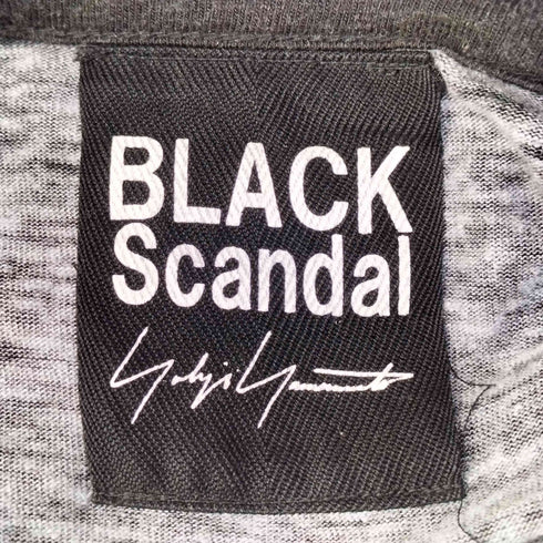 ブラックスキャンダルヨウジヤマモト BLACK Scandal Yohji Yamamoto 20SS 顔柄丸首半袖A メンズ JPN:3