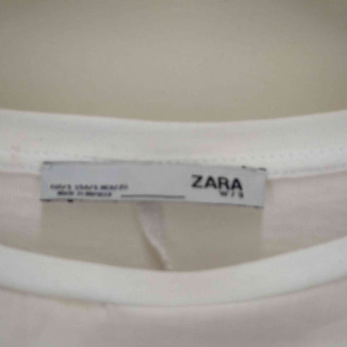 ザラ ZARA ドローコード付きボリュームブラウス レディース S