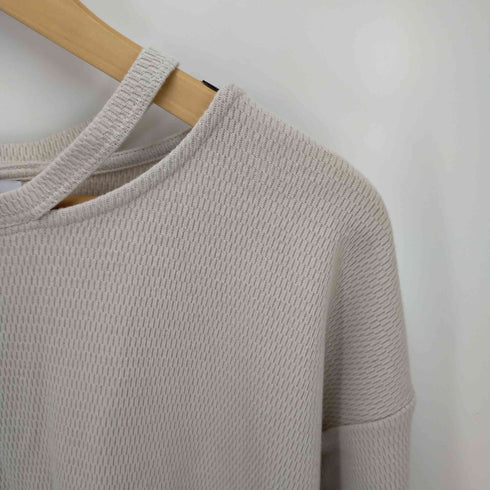 ローズバット ROSEBUD ビックシルエット長袖カットソー レディース F