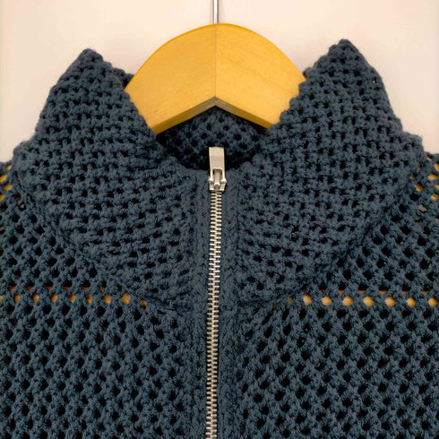CLEL Watermark Knitting Loose Mesh Drivers Knit メンズ JPN:S