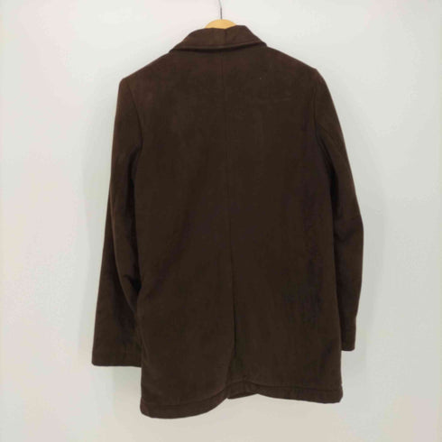 アニエスベーオム Agnes b.homme 裏地フリース フェイクスウェード ステンカラー ハーフコート メンズ EUR:50