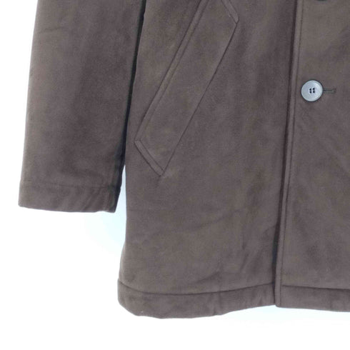 アニエスベーオム Agnes b.homme 裏地フリース フェイクスウェード ステンカラー ハーフコート メンズ EUR:50
