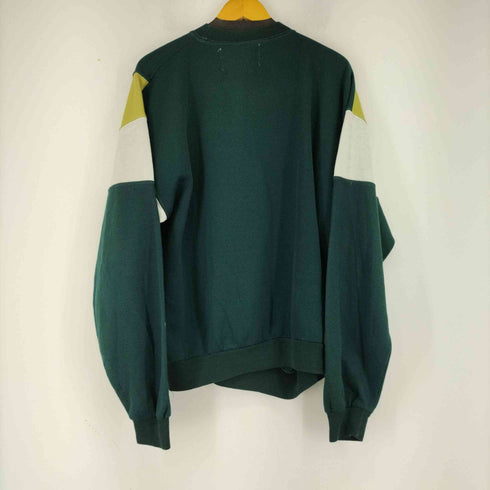 GROUP SYSTEM 90S ラバープリントデザインクルーネックスウェット メンズ