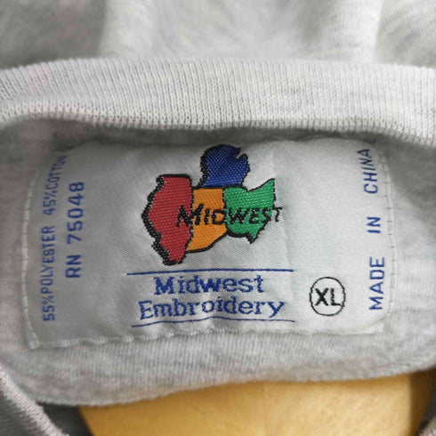 ミッドウエスト MIDWEST 90S カレッジ刺繍 MICHIGAN STATE クルーネックスウェット メンズ JPN:XL