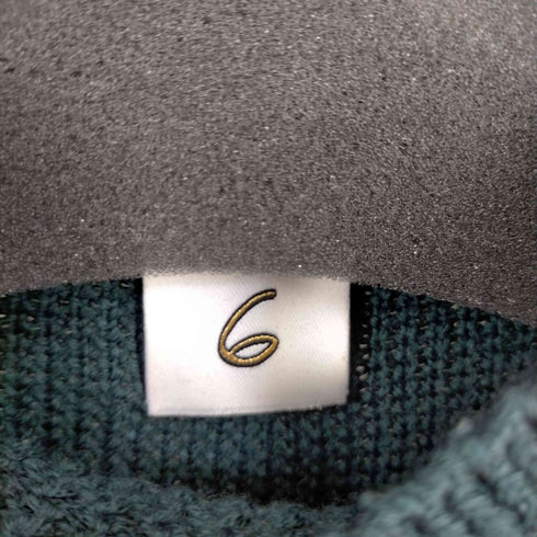 ロクビューティーアンドユースユナイテッドアローズ 6 BEAUTY & YOUTH UNITED ARROWS ZIGZAG BUTTON KNIT レディース JPN:36