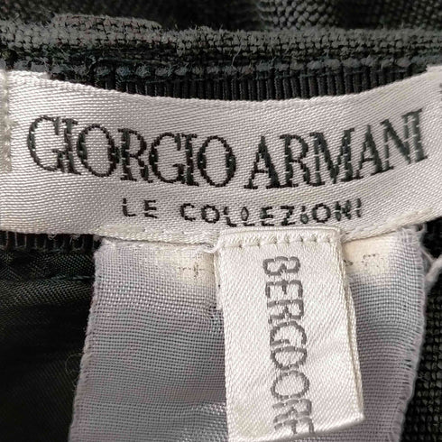 ジョルジオアルマーニ Giorgio Armani OLD リネン ワイドスラックス パンんツ メンズ 14