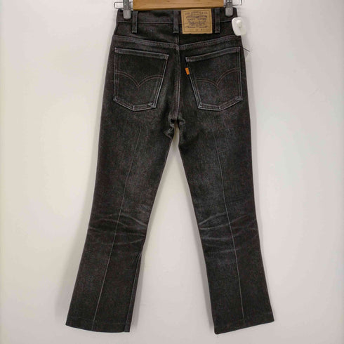 リーバイス Levis ユーロ イタリア製 417 刻印101 ブラックデニム フレアパンツ レディース US:26-27