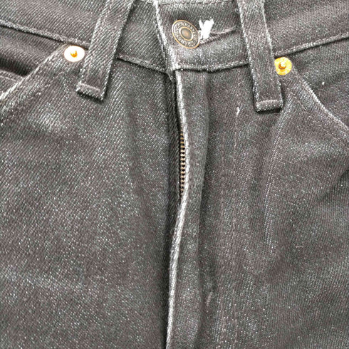 リーバイス Levis ユーロ イタリア製 417 刻印101 ブラックデニム フレアパンツ レディース US:26-27