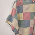 チャップスラルフローレン CHAPS RALPH LAUREN インドネシア製 パッチワーク 半袖シャツ メンズ import:S