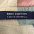 チャップスラルフローレン CHAPS RALPH LAUREN インドネシア製 パッチワーク 半袖シャツ メンズ import:S