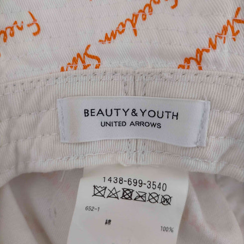ビューティーアンドユースユナイテッドアローズ BEAUTY & YOUTH UNITED ARROWS パターンロゴ バケットハット メンズ