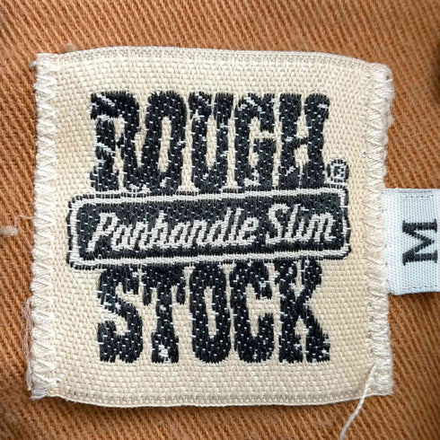 ROUGH STOCK by Panhandle Slim USA製 デニム切替 ボタンダウンシャツ メンズ import:M