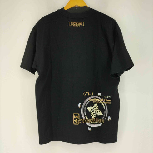 エヴィスクロ EVISU KURO 両面プリント S/S Tシャツ メンズ import:M