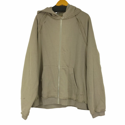 NOTFORMAD インサイドアウトデザインジップパーカー メンズ import:L