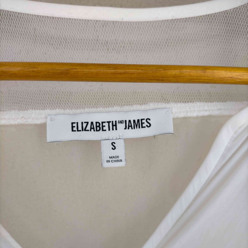 エリザベスアンドジェームズ Elizabeth and James シアー プリーツブラウス レディース import:S