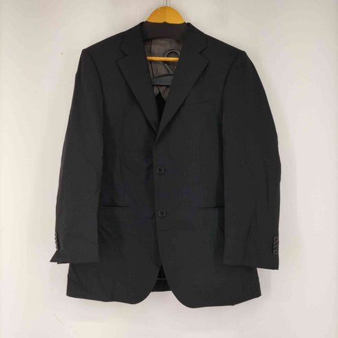 スーツセレクト SUIT SELECT セットアップ シルク混 ストライプ 2Bテーラドジャケット スラックス メンズ JPN:L