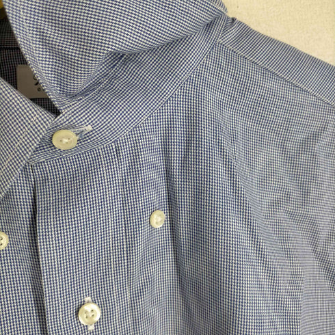 ブルックスブラザーズ BROOKS BROTHERS ノンアイロン チェック柄半袖シャツ メンズ 15-1/2