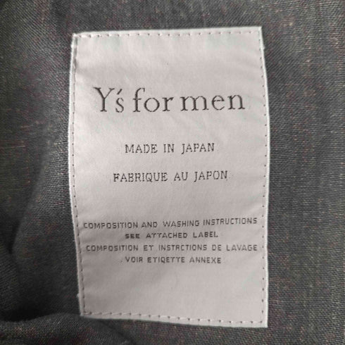 ワイズフォーメン Ys for men コットンリネン混 べスト メンズ