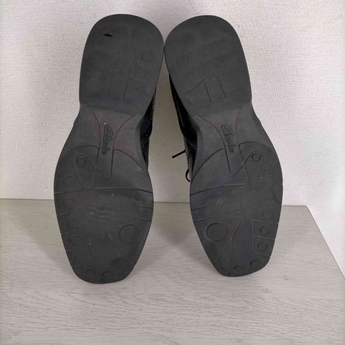 クラークス Clarks スクエアトゥ レザードレスシューズ ビジネスシューズ メンズ 7 1/2