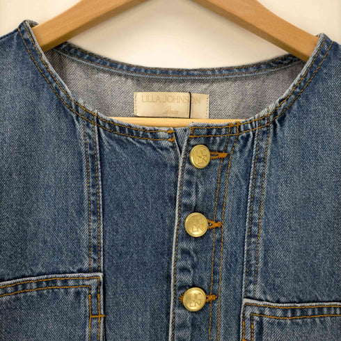 ウラ ジョンソン ulla johnson パネルデザイン デニムジャンプスーツ レディース M