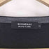 バーバリーブラックレーベル BURBERRY BLACK LABEL ワンポイント ロゴ 刺繍 Vネック ウール ニット メンズ JPN:2