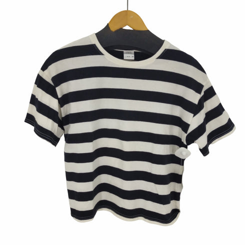 ザラ ZARA クロップドボーダーS/Sカットソー レディース 14