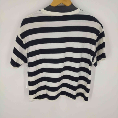 ザラ ZARA クロップドボーダーS/Sカットソー レディース 14