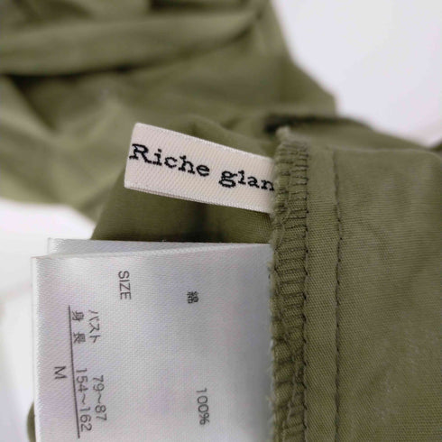 リシェグラマー Riche Glamour ベルト付きS/Sシャツワンピース レディース JPN:M