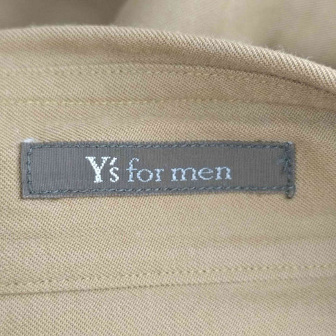 ワイズフォーメン Ys for men 茶タグ 片ポケット L/Sシャツ メンズ