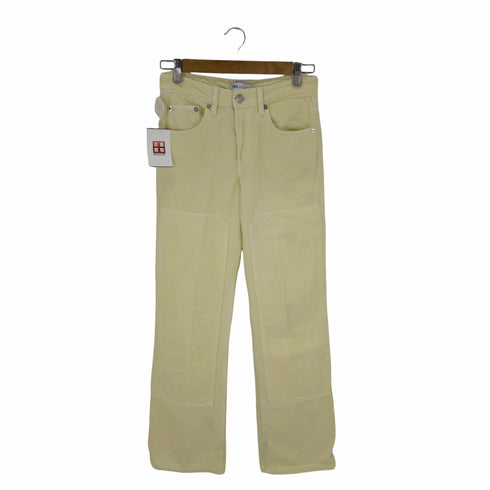 ザラ ZARA MID-RISE JEANS WITH PATCHES レディース 34