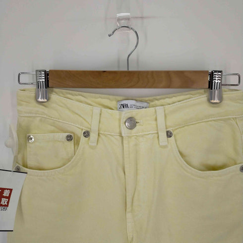 ザラ ZARA MID-RISE JEANS WITH PATCHES レディース 34