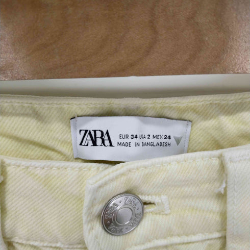ザラ ZARA MID-RISE JEANS WITH PATCHES レディース 34