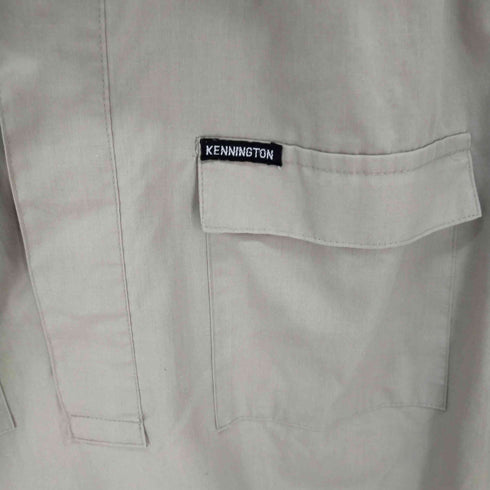 - kennington ハーフボタン長袖シャツ レディース