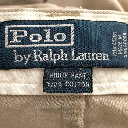 ポロバイラルフローレン Polo by RALPH LAUREN PHILIP PANT ノータックチノパン メンズ US:32-33