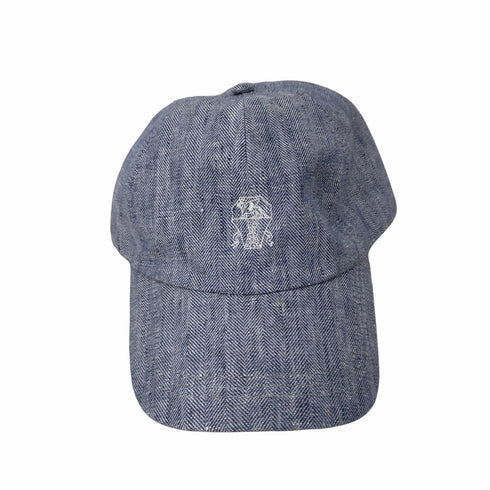 ブルネロクチネリ BRUNELLO CUCINELL キャップ ヘリンボーン ゴルフ GOLF メンズ ONE SIZE