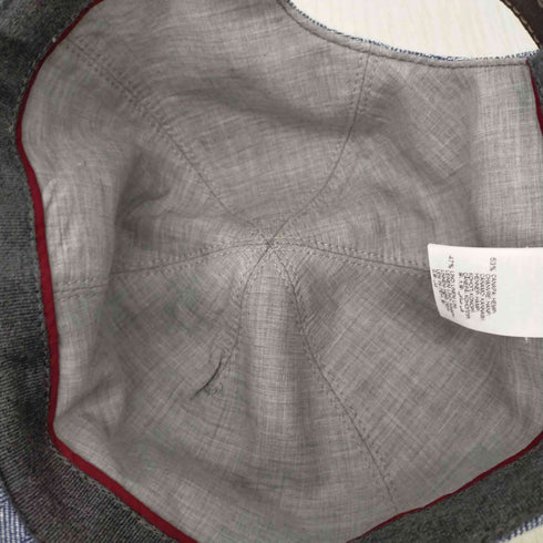 ブルネロクチネリ BRUNELLO CUCINELL キャップ ヘリンボーン ゴルフ GOLF メンズ ONE SIZE