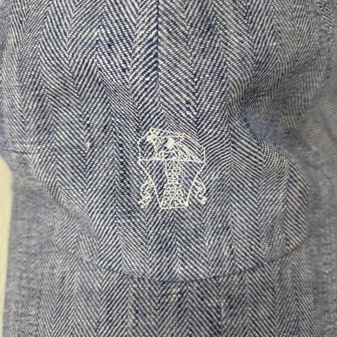 ブルネロクチネリ BRUNELLO CUCINELL キャップ ヘリンボーン ゴルフ GOLF メンズ ONE SIZE