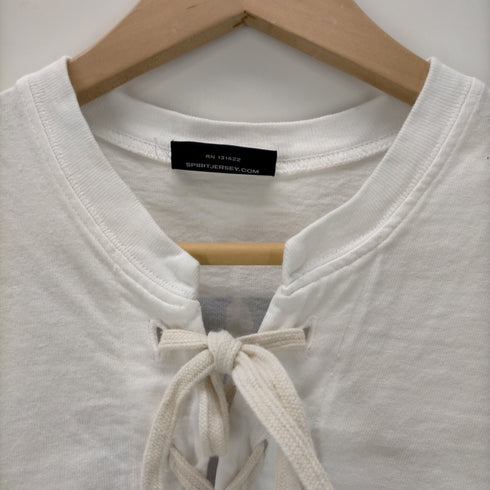 スピリットジャージ SPIRIT JERSEY フロントレースアップ Norwegian Epic White Long Sleeve Shirt メンズ JPN:M