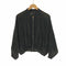 ザラ ZARA ドルマン スリーブ サテン シアー MA-1 フライト ボンバー ジャケット レディース import:M