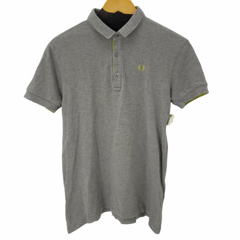 フレッドペリー FRED PERRY ロゴ刺繍半袖ポロシャツ メンズ JPN:M