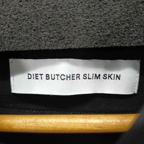 ダイエットブッチャースリムスキン DIET BUTCHER SLIM SKIN 18SS バイカラーハイネックパーカー サブカル メンズ JPN:2